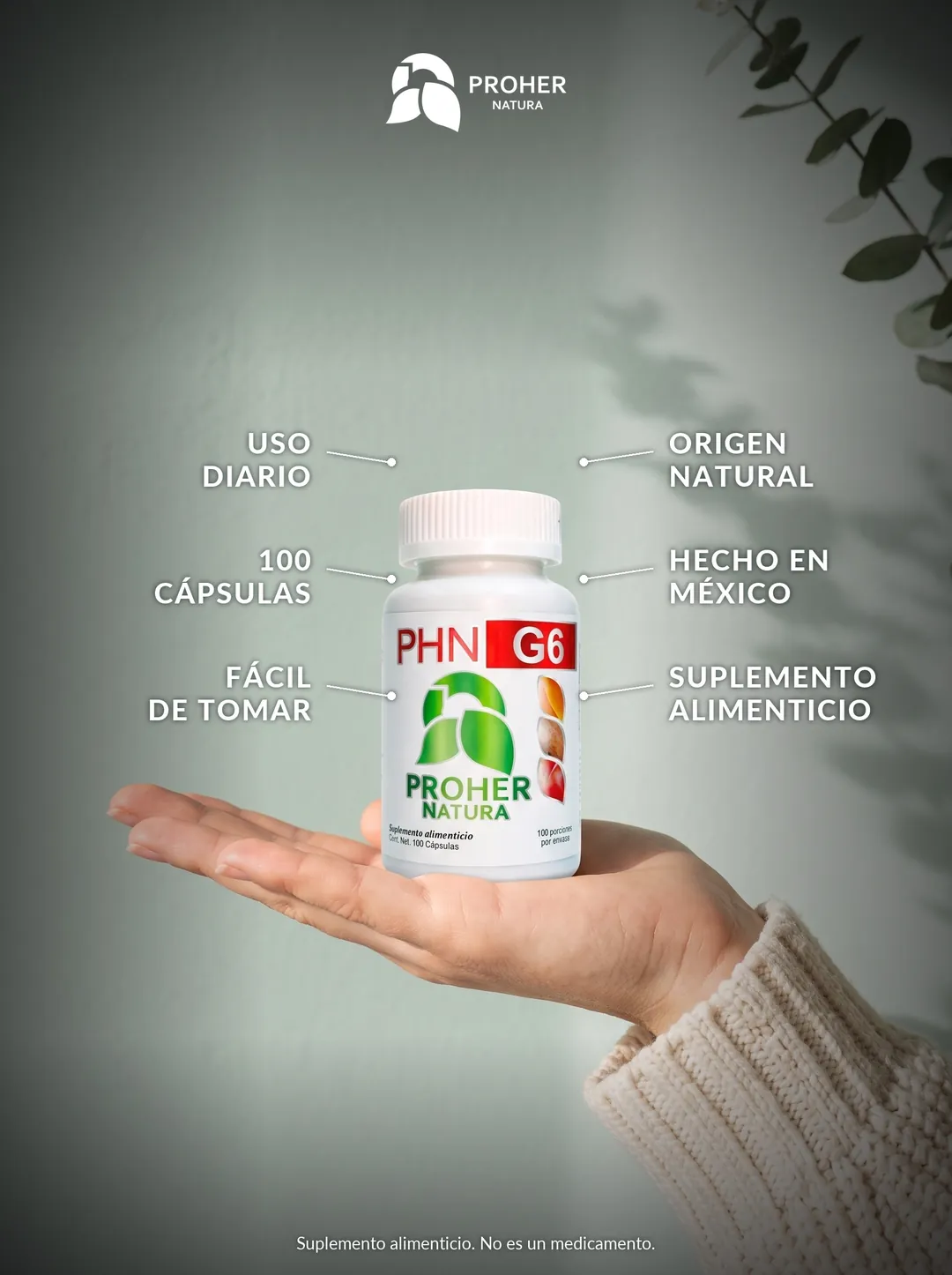 G6 CAPS Proher Natura, imagen 2 de 5