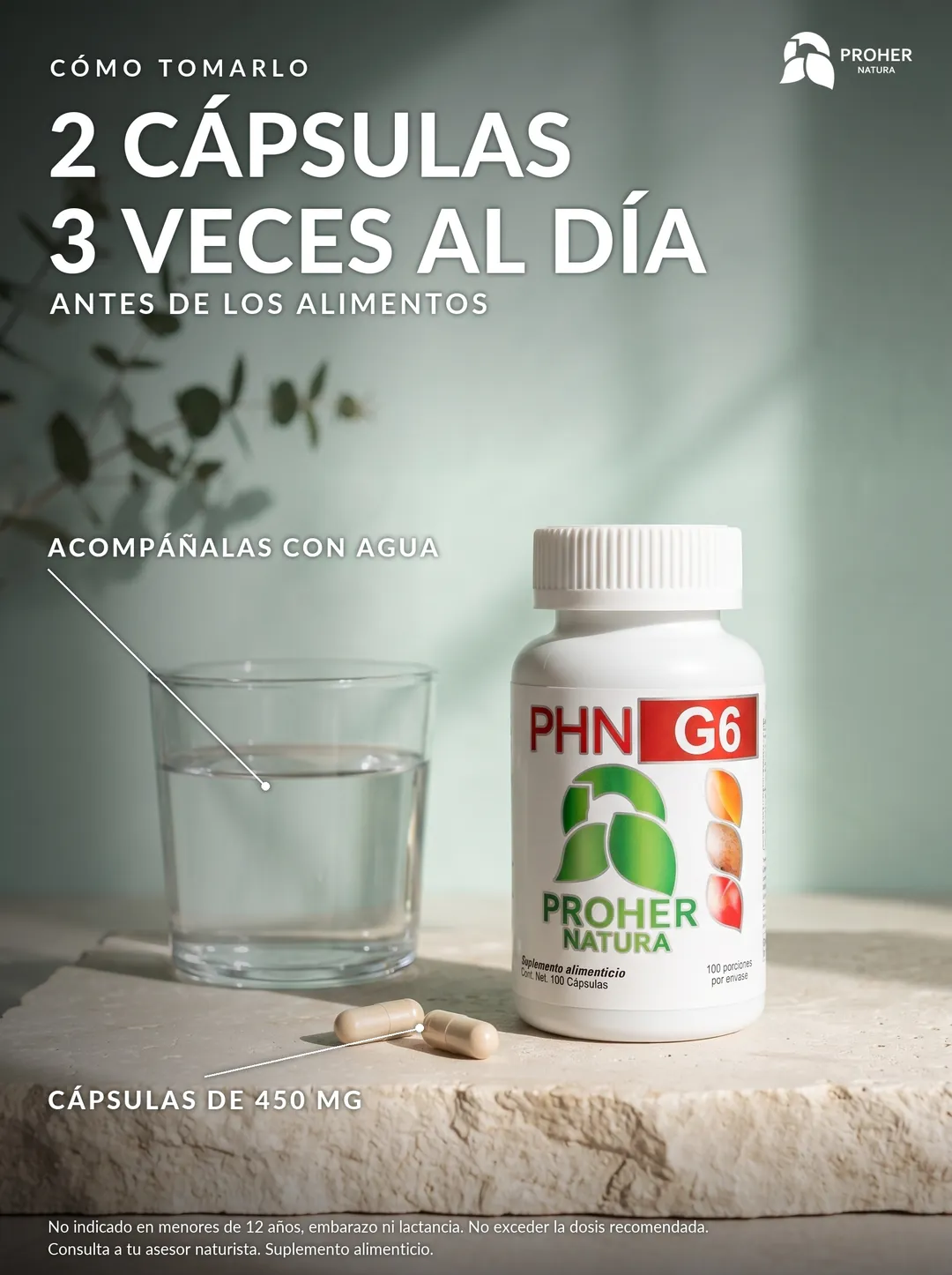 G6 CAPS Proher Natura, imagen 4 de 5