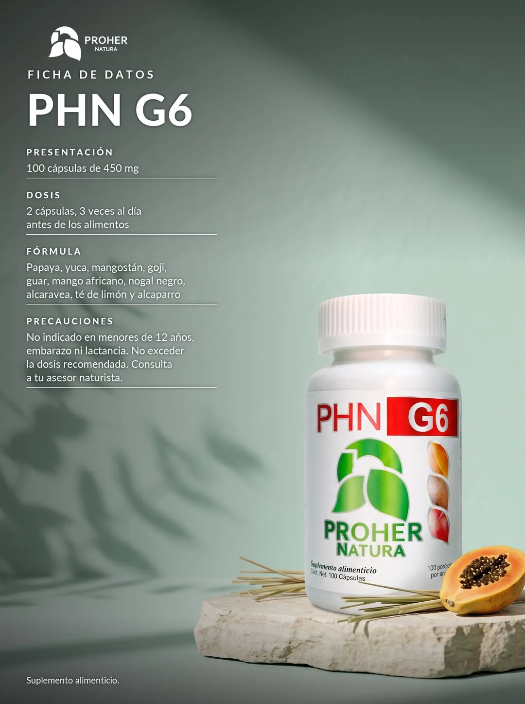 G6 CAPS Proher Natura, imagen 5 de 5