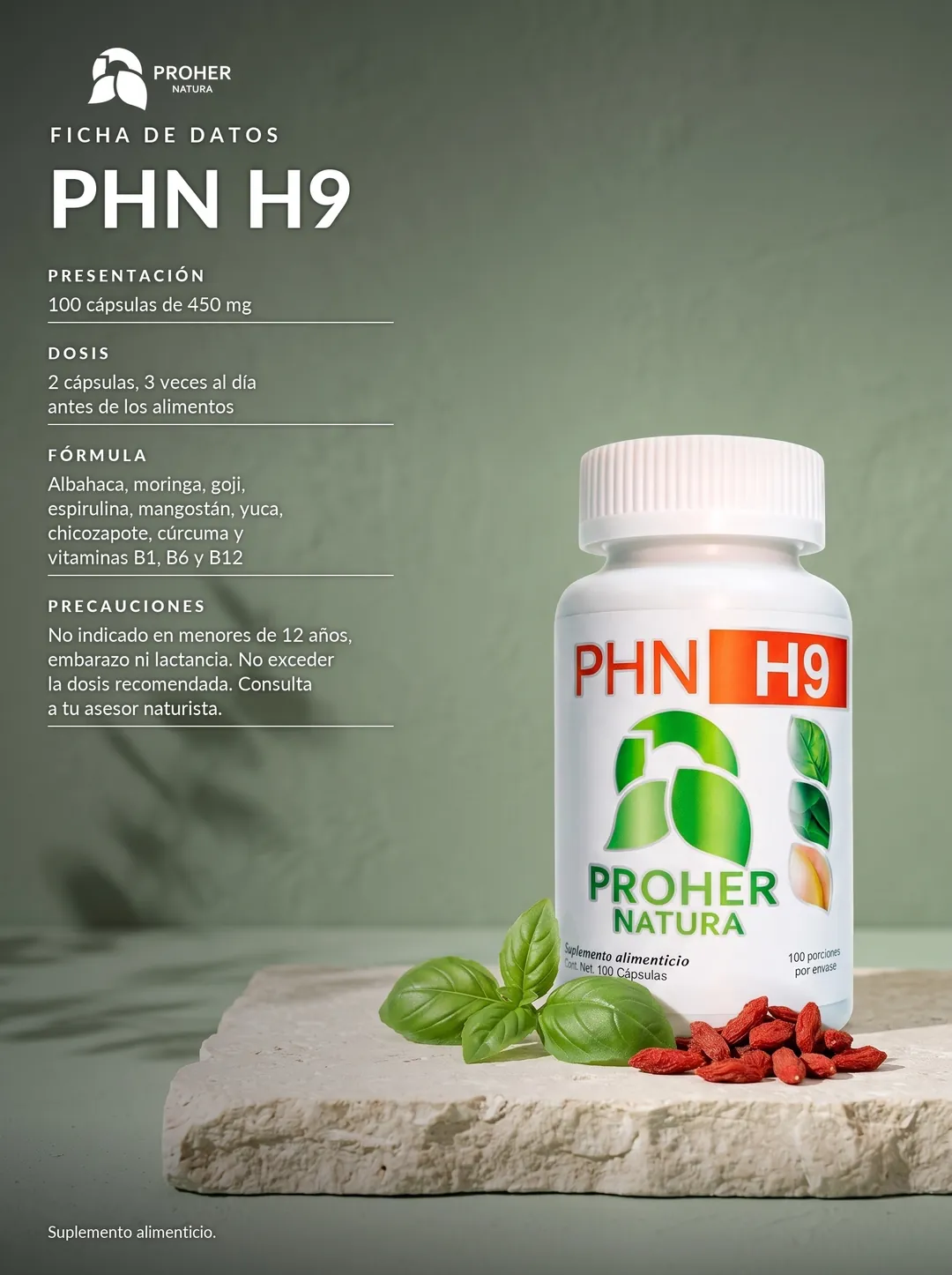 H9 CAPS Proher Natura, imagen 5 de 5