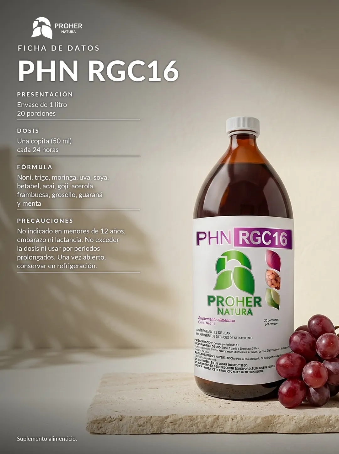 RGC16 1L Proher Natura, imagen 5 de 5